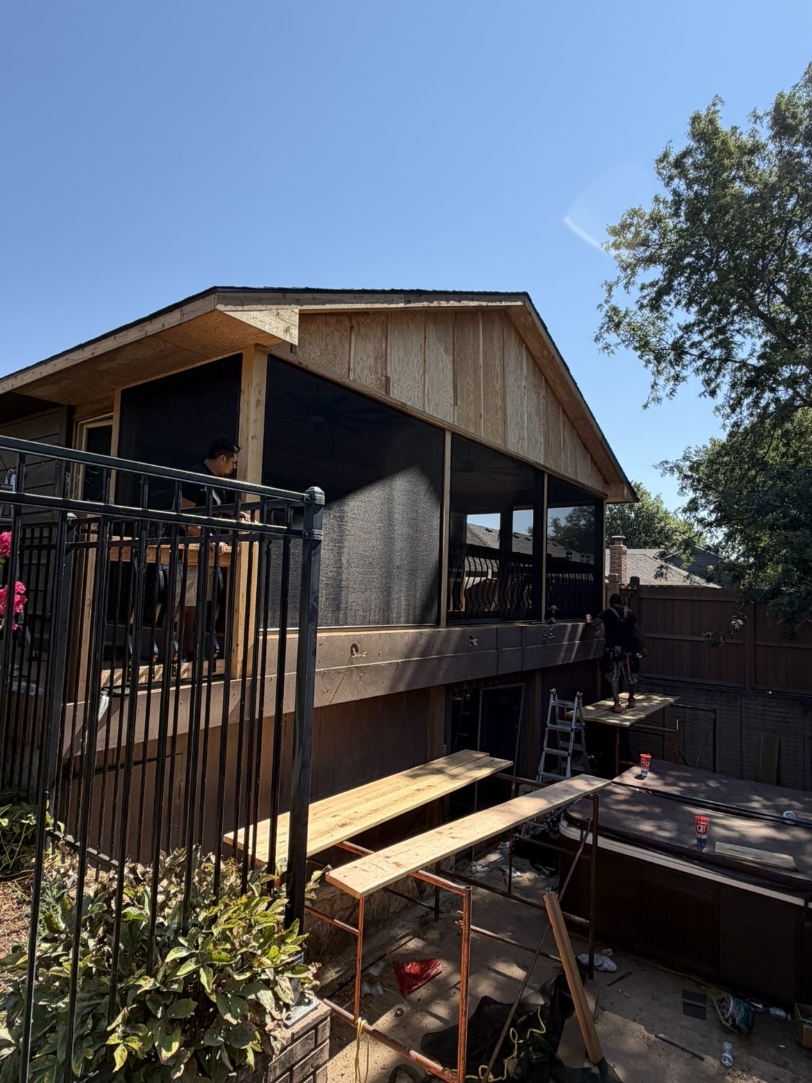 Screened porch project
